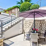 Apartmán Charmantes Nur 200 Meter Zum Sandstrand Mit Meerblick, Parkplatz, Klima Crikvenica